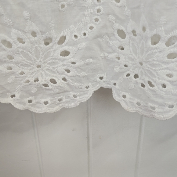 For All Man Kind White Eyelet Dress - Picture 4 of 6